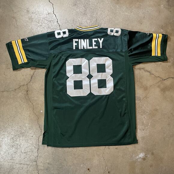 Jermichael Finley #88 GREEN BAY PACKERS Mens Sz 50 NFL Sewn On-Field Reebok Jrsy - Picture 1 of 8